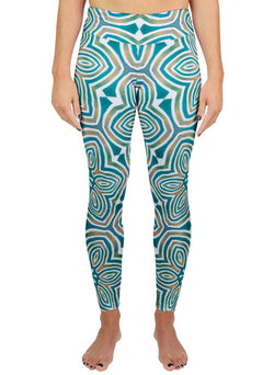 The Sun Shines for All Without Reservation Patterned Active Leggings
