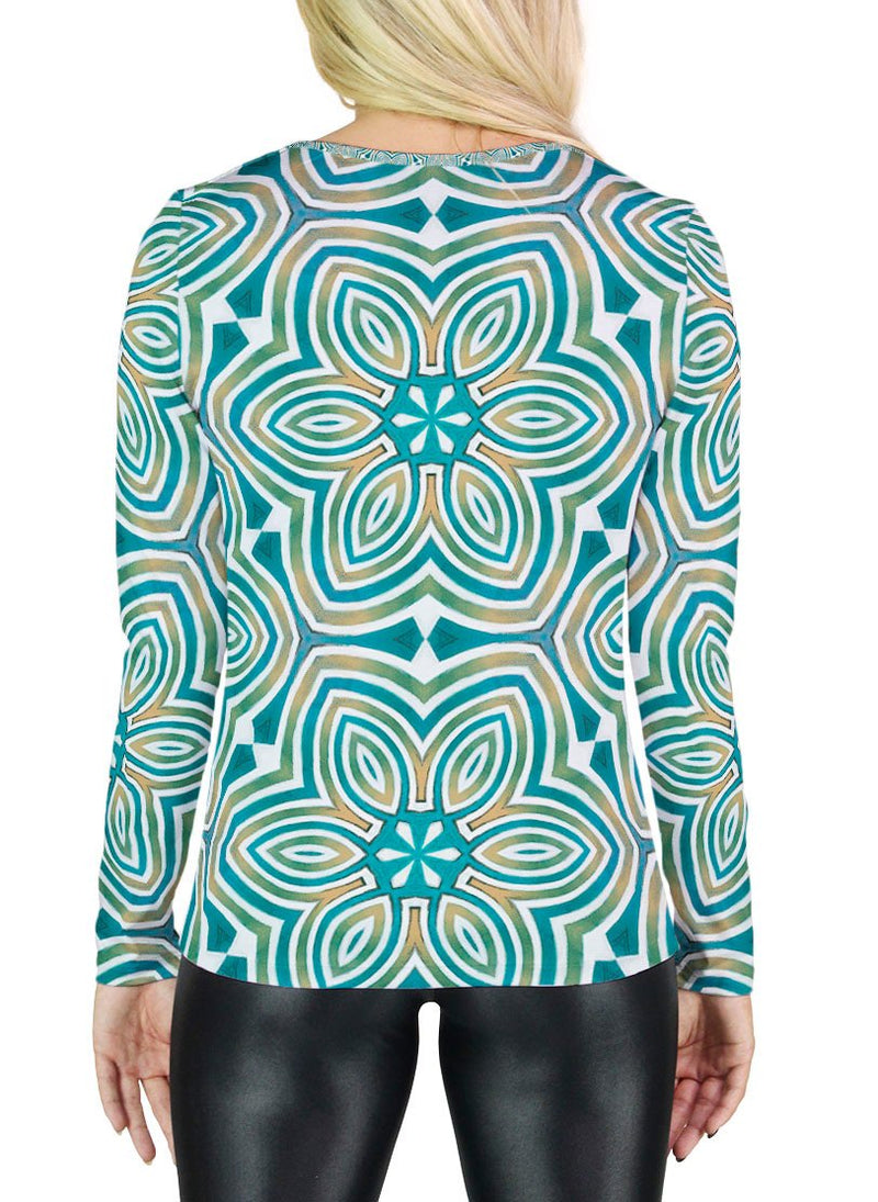 The Sun Shines for All Without Reservation Patterned Womens Long Sleeve