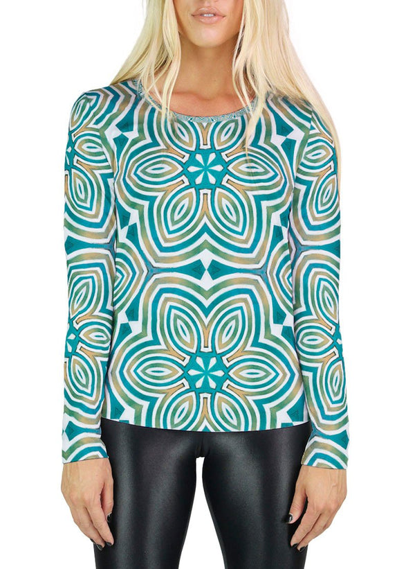 The Sun Shines for All Without Reservation Patterned Womens Long Sleeve